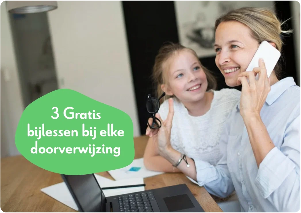 Ouder die Bijles aan Huis aanbeveelt