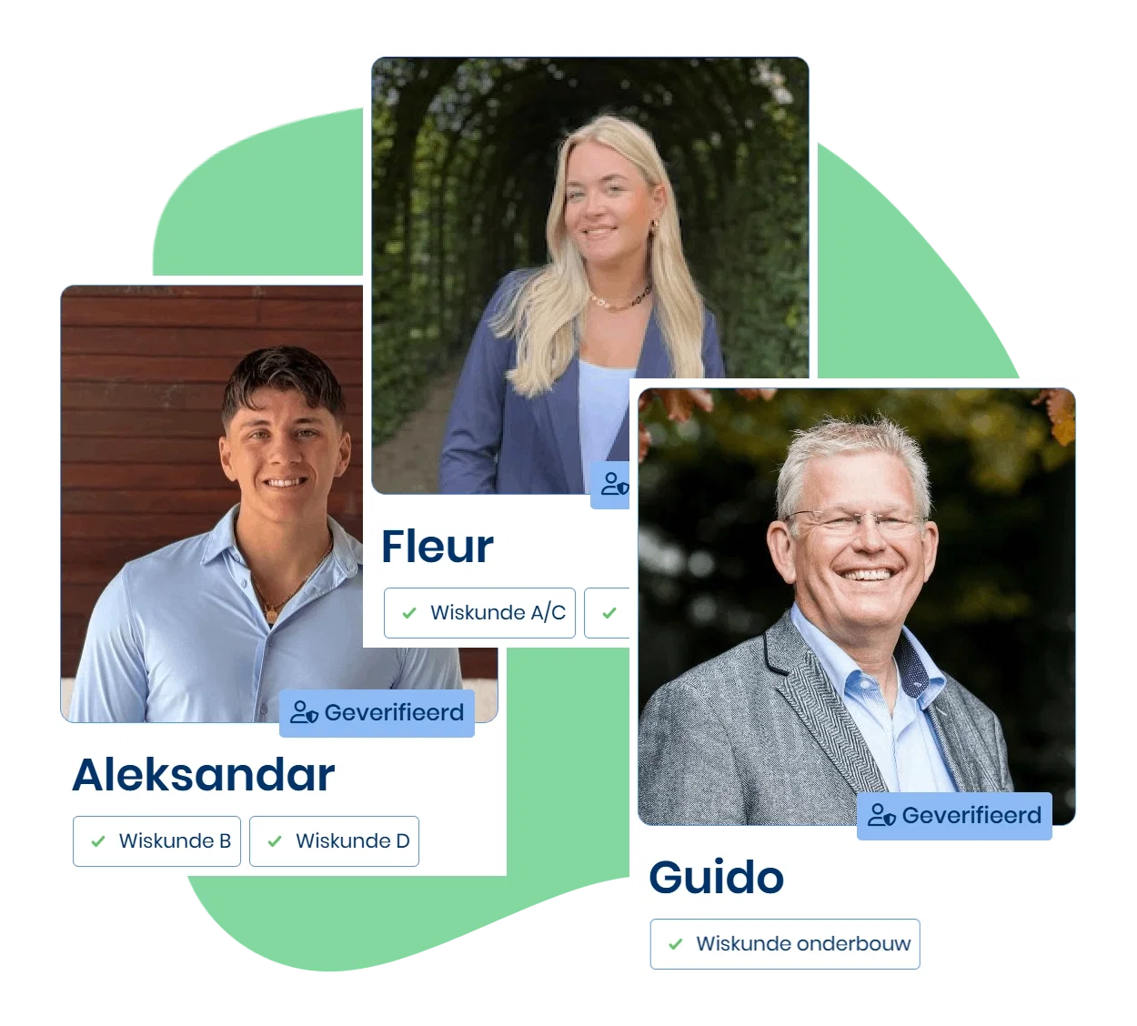 Wiskunde bijles header - leerling met docent