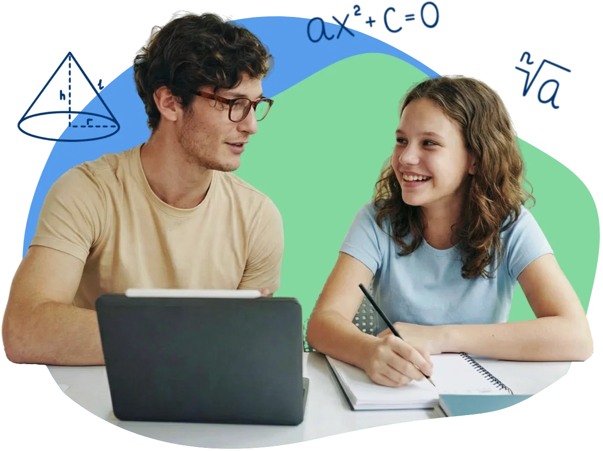 Wiskunde intro - leerlingen met laptop
